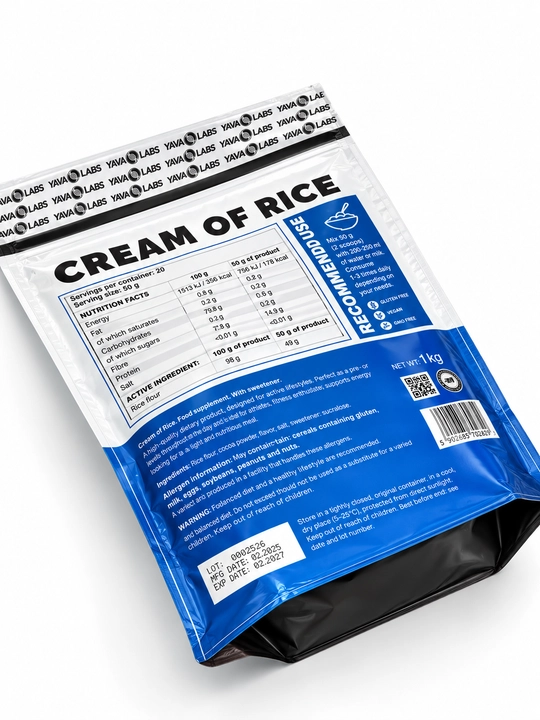 Yava Labs Cream of Rice 1 кг — рисовая каша, крем из риса Шоколад
