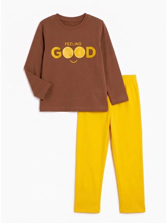 Ogil bolalar uchun pijama NEO, kofta va shim to‘plami