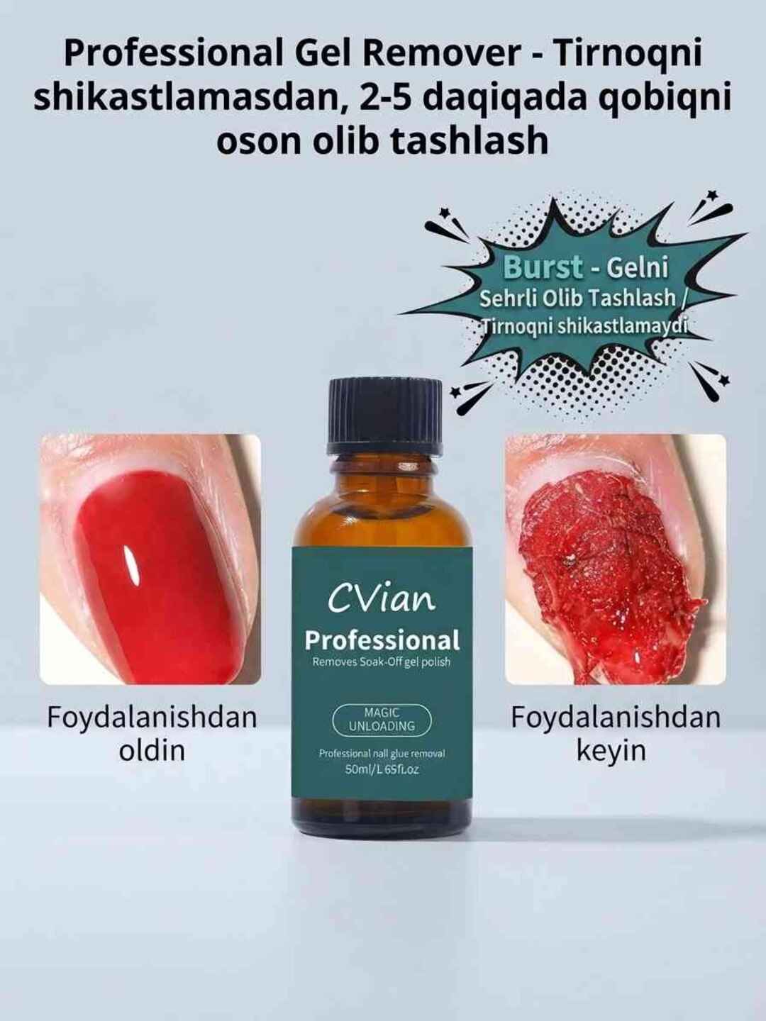 CVian Professional gel lakni ketkazuvchi vosita - 