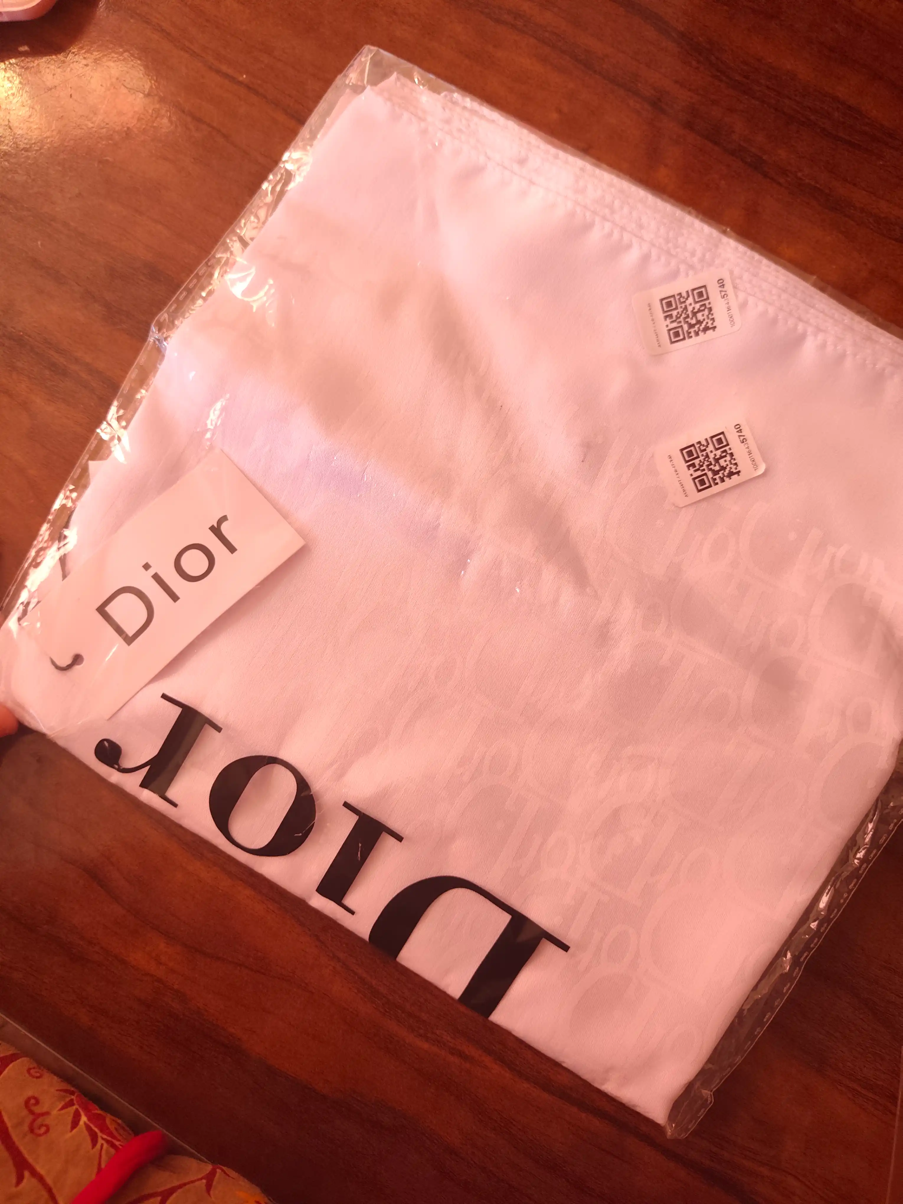 Ayollar va qizlar uchun ipak ro‘mol Dior, sovg‘a, hijob 95 x 95 sm