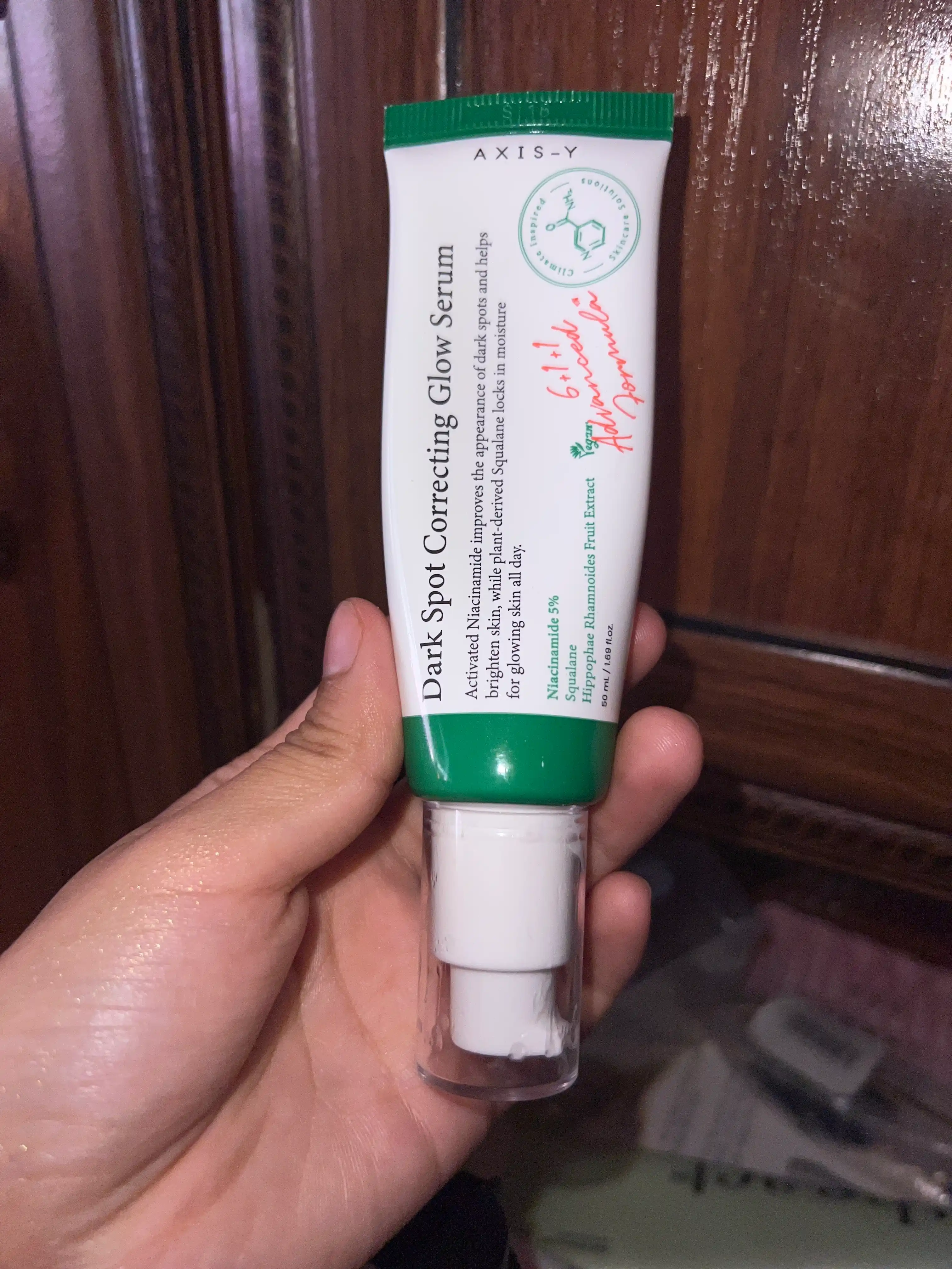 AXIS-Y Dark Spot Correcting Glow Serum 50 ml — осветляющая сыворотка от пигментных пятен