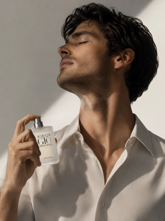 Giorgio Armani Acqua di Giò erkaklar atiri, Eau de Toilette, yangi dengiz va sitrusli hidi