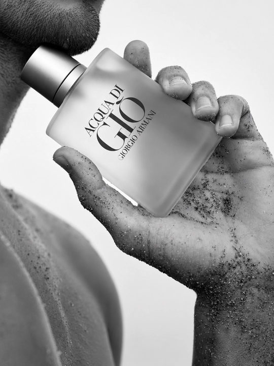 Giorgio Armani Acqua di Giò erkaklar atiri, Eau de Toilette, yangi dengiz va sitrusli hidi