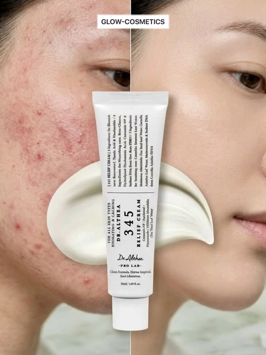 Dr Althea 345 Relief Cream - sezgir va muammoli teri uchun tinchlantiruvchi krem, 50 ml