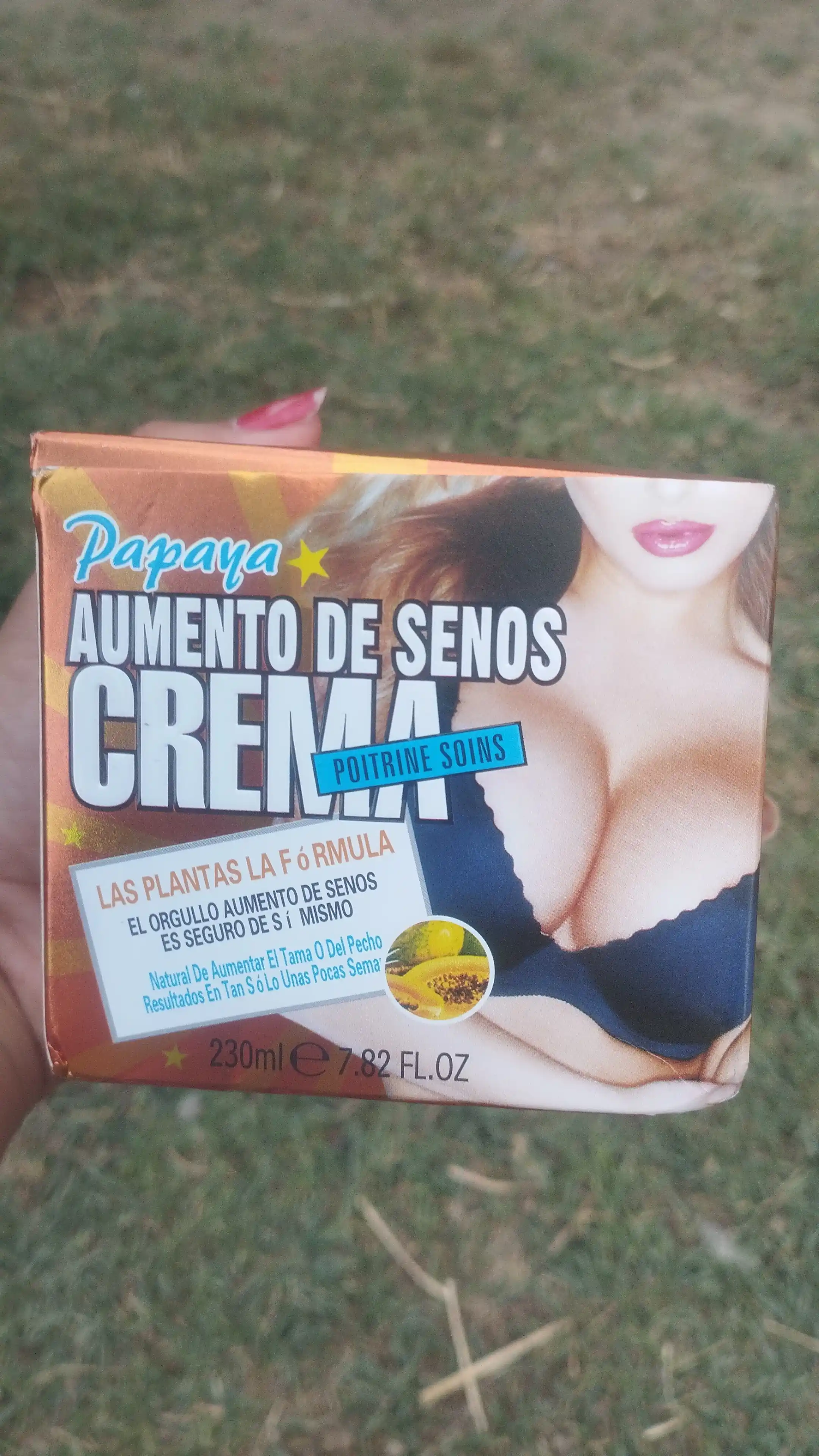 Крем для увеличения груди Papaya aumento de senos Crema, 230 мл