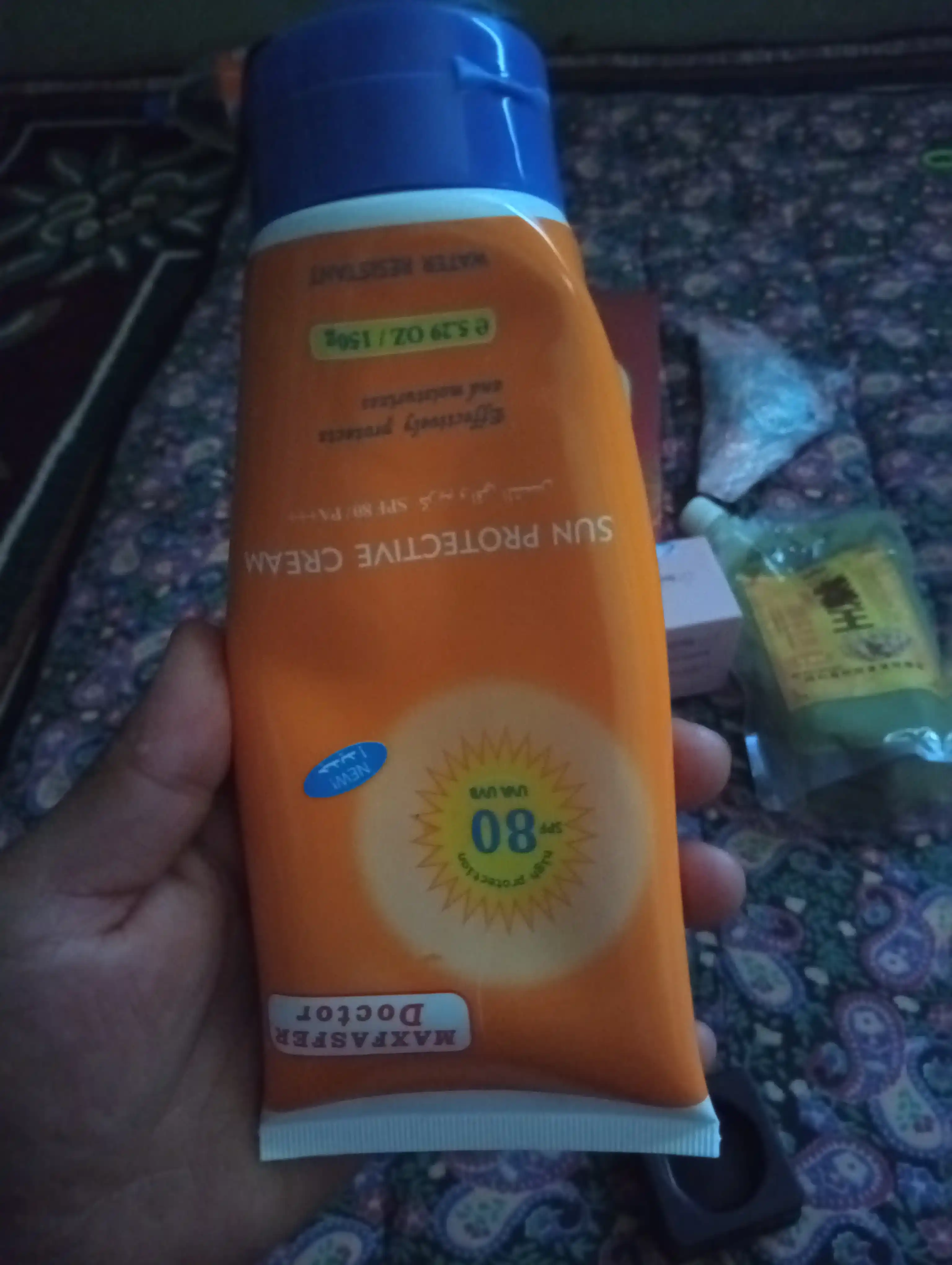 MAXFASFER Doctor Sun Protective Cream SPF 80 – Yuqori himoyali quyosh kremi, 150 g