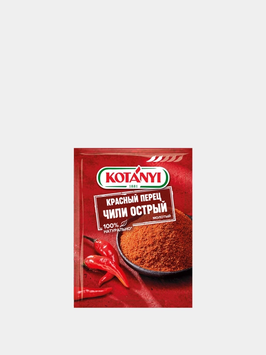 Qizil Chili Cayenne issiq maydalangan sumka 25 g - 