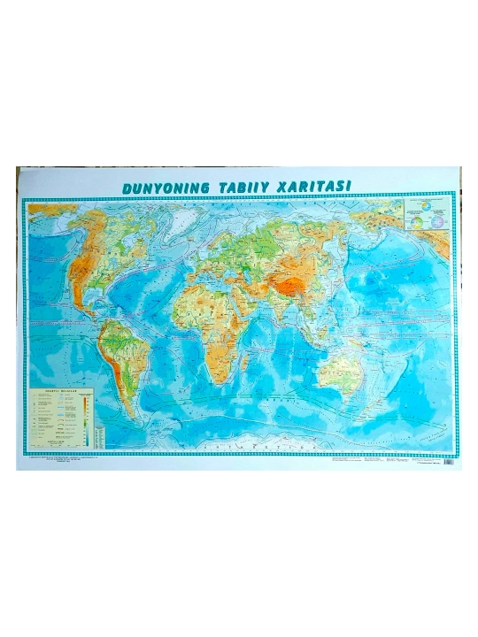 Dunyoning tabiiy xaritasi