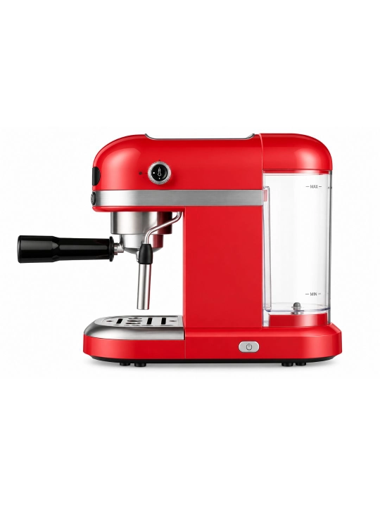 Кофеварка рожковая Ardesto YCM-E1501, 15 бар, 1.4л, 1350Вт, Красная