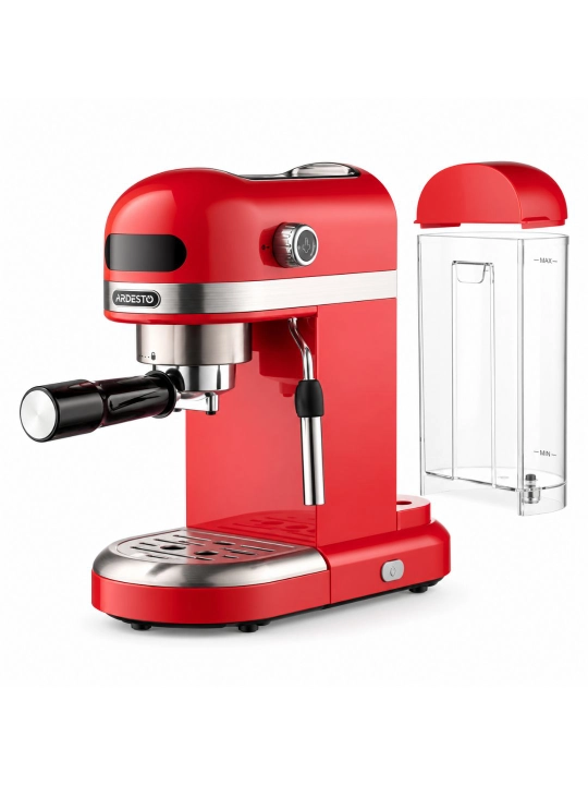 Кофеварка рожковая Ardesto YCM-E1501, 15 бар, 1.4л, 1350Вт, Красная