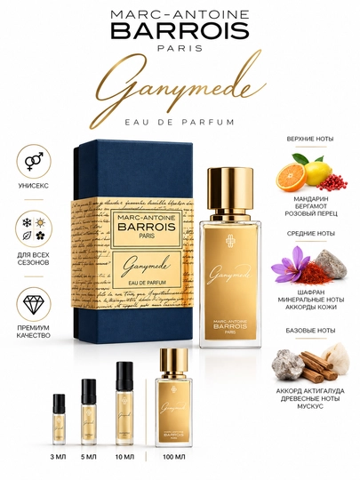 Ganymede Marc Antoine Barrois 100 мл, 10мл, 5мл, 3мл - 