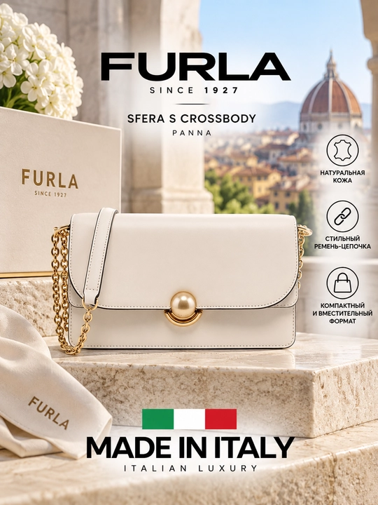 Sumka FURLA SFERA S CROSSBODY PANNA - 