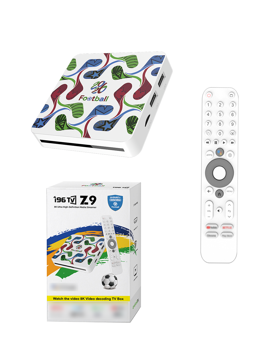Smart TV приставка Android TV Box 4K, WiFi, IPTV, Смарт приставка для телевизора