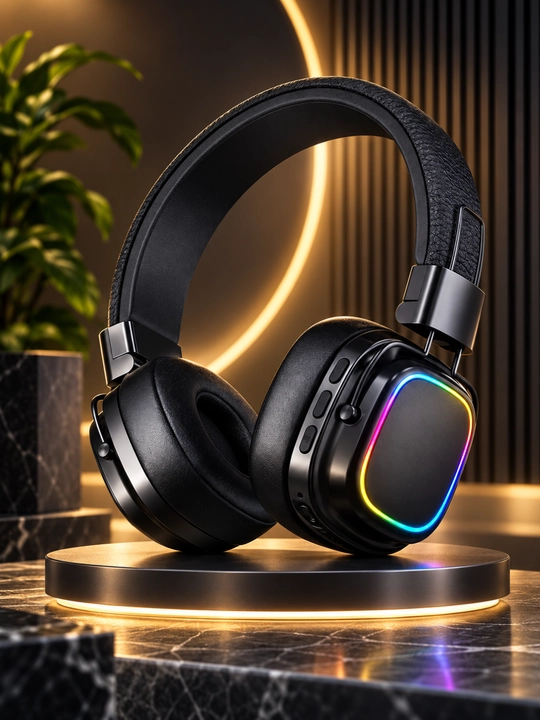 Oraimo TURE R-30 беспроводные наушники, Bluetooth, RGB, микрофон, черные