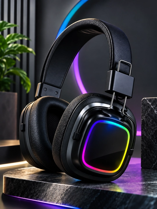 Oraimo TURE R-30 беспроводные наушники, Bluetooth, RGB, микрофон, черные