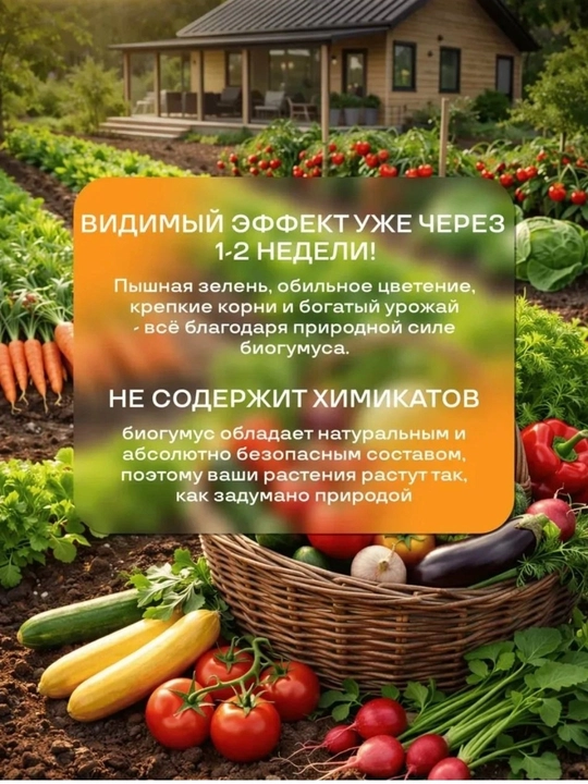 Биогумус изготовленный из натуральных органических удобрений от 1 стакана до 25 кг