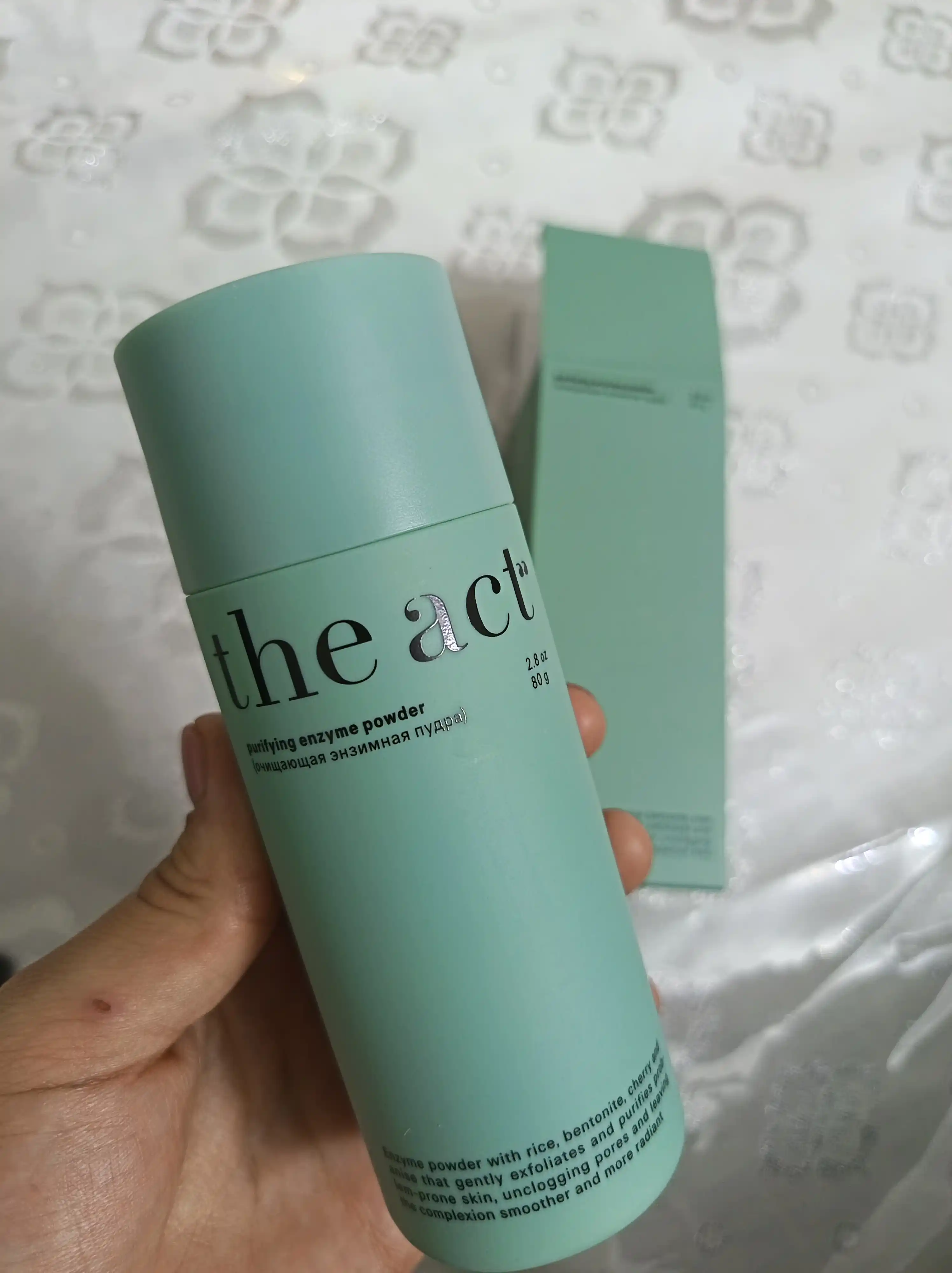 The Act yuz va tana uchun tozalovchi enzim kukuni, yuz yuvish uchun Pureskin, 80 g