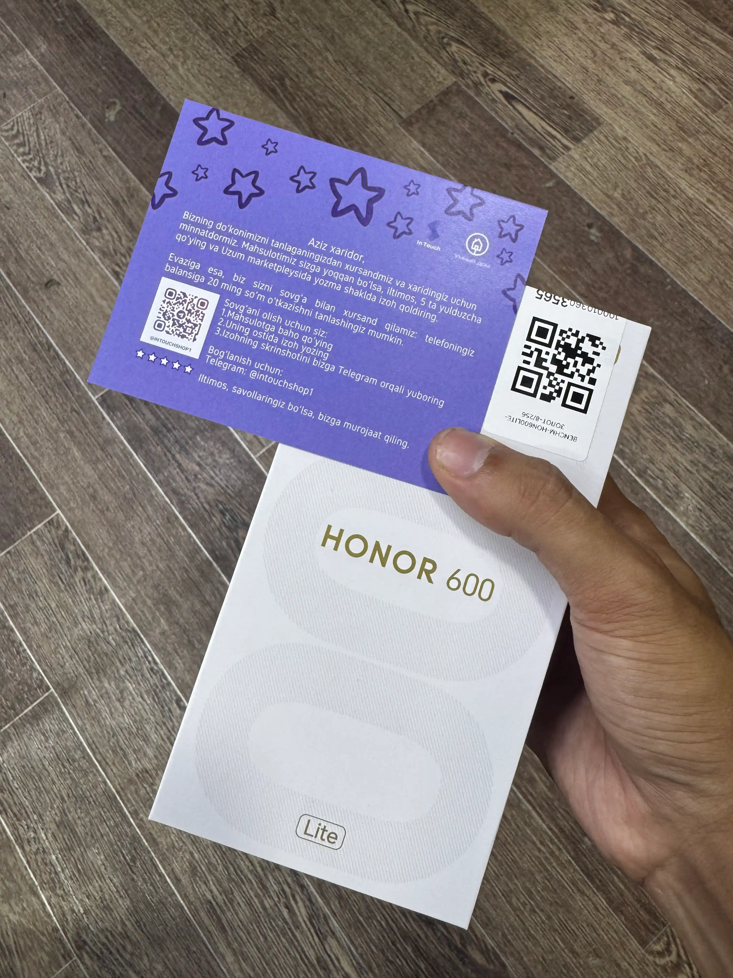 HONOR 600 Lite 5G zarbalarga chidamli smartfon, 8/256 GB