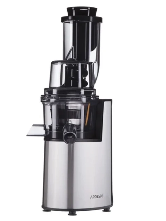Шнековая соковыжималка Ardesto JEG-1330SL, 200Вт, 0.6л, 80мм, реверс