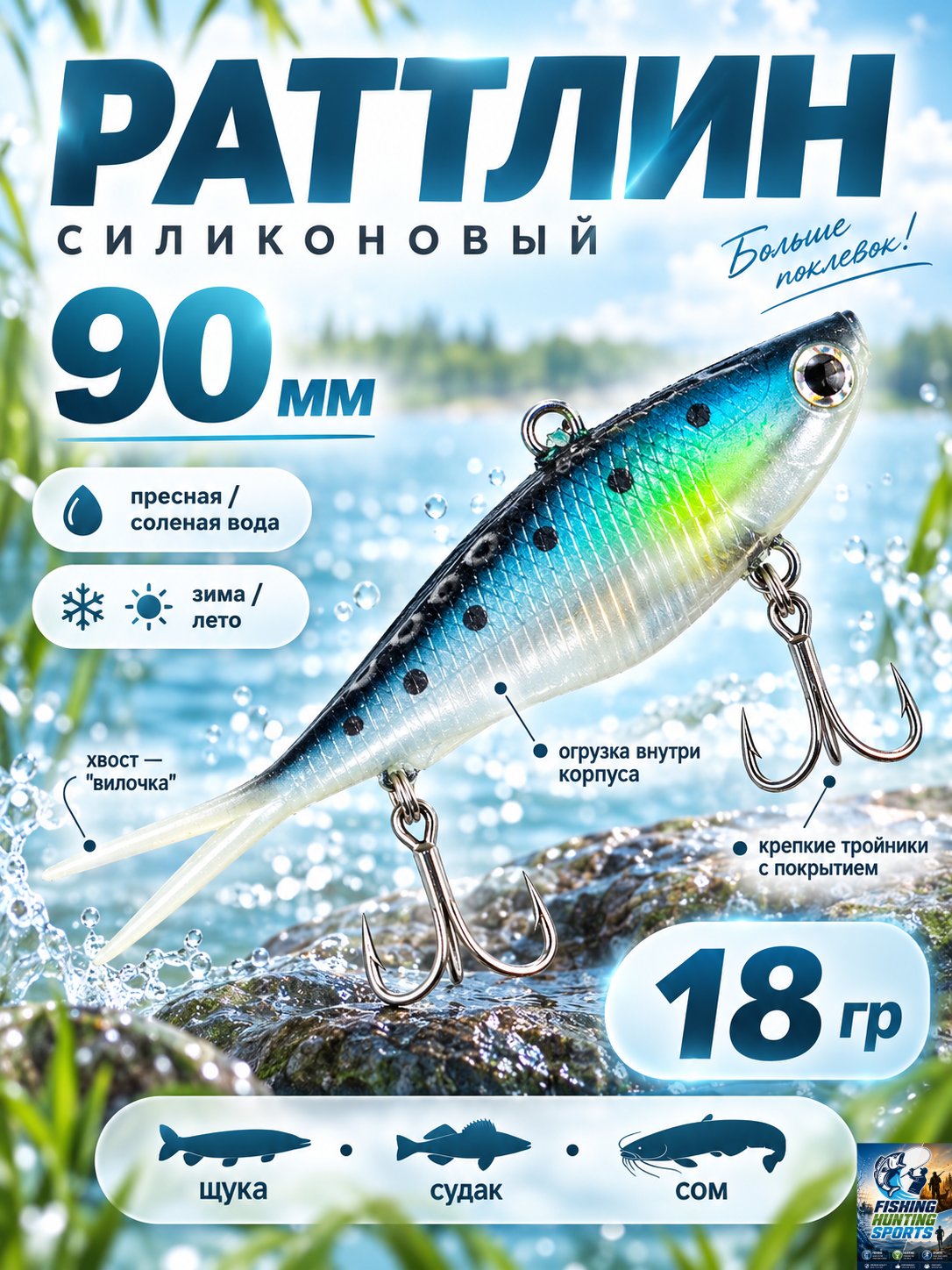 Светло-синий