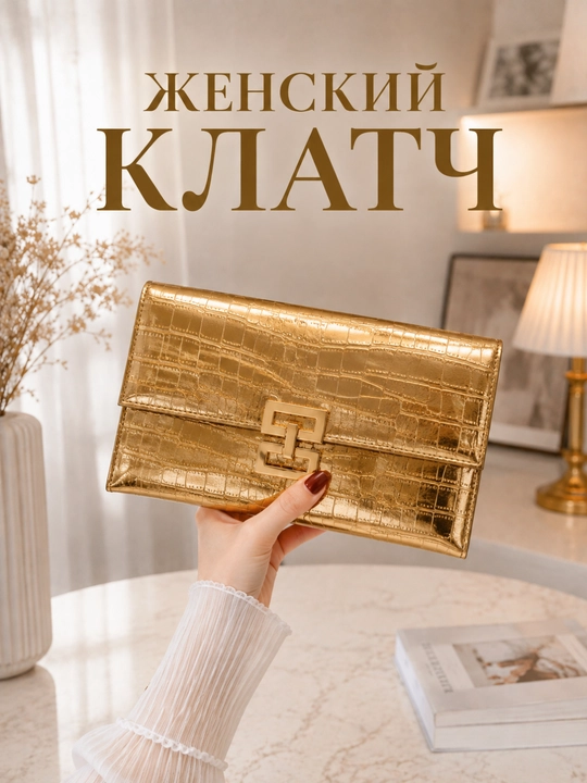 Женский клатч, кошелёк для девушек