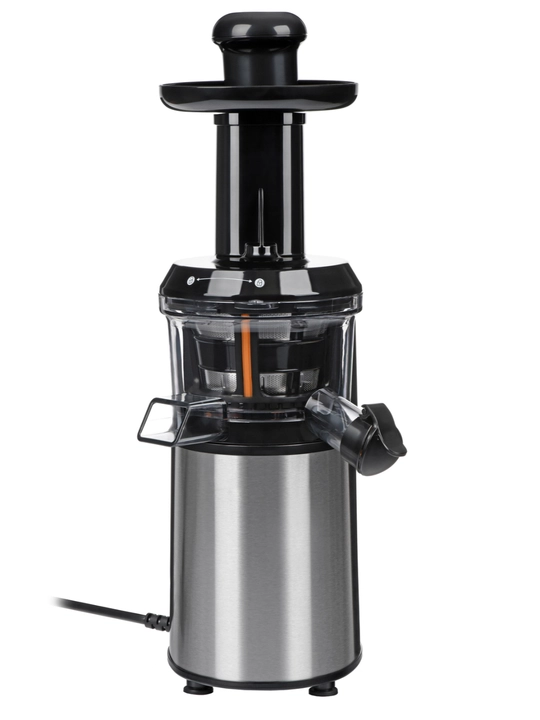 Shnekli sharbat chiqargich Ardesto JEG-1330S, 200W, 0.6L, revers, kumush