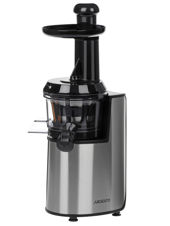 Shnekli sharbat chiqargich Ardesto JEG-1330S, 200W, 0.6L, revers, kumush