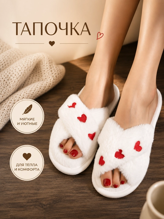 Ayollar uchun uy shippaklari, tapichkalar, yumshoq va issiq
