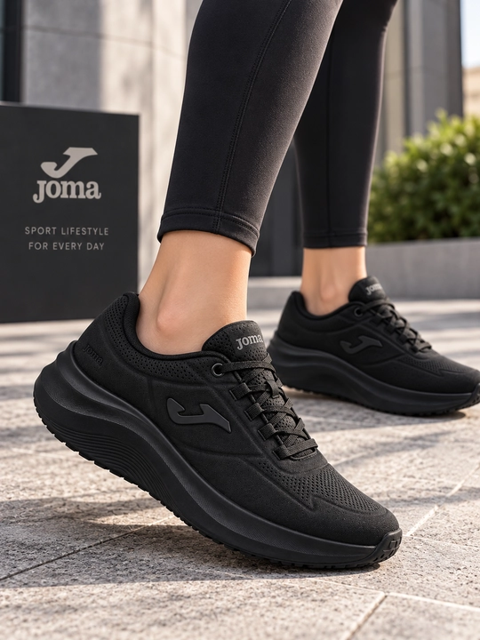 Ayollar kundalik krossovkasi Joma N-400 Lady, qora rang