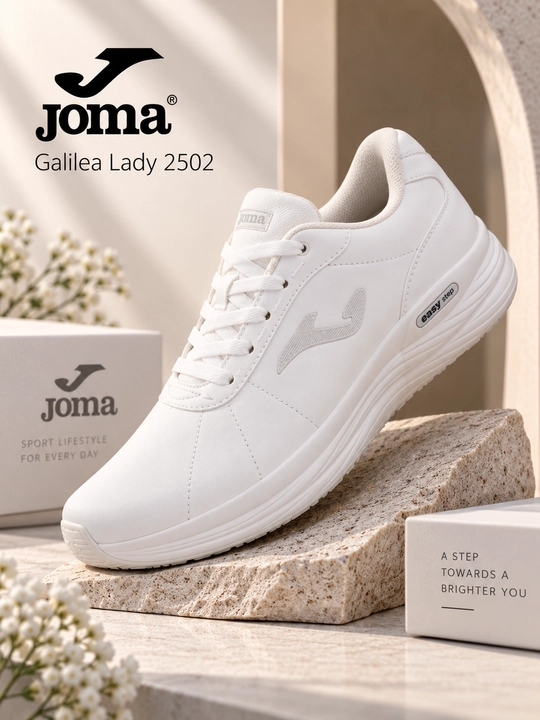 Ayollar kundalik krossovkasi Joma Galilea Lady 2502, oq rang