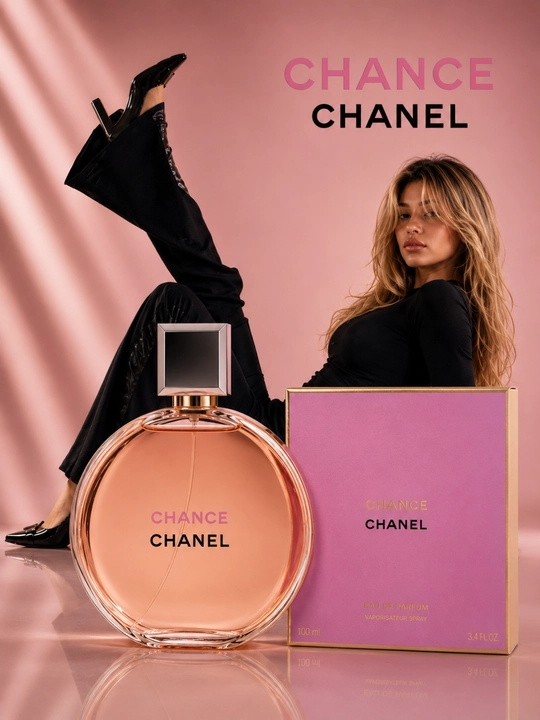 Chanel Chance ayollar atirlari, parfyumeriya suvi Eau de Parfum, gul-ziravor ifori