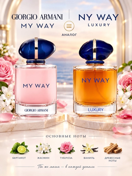 NY Way Luxury Perfumes — женская парфюмерная вода, 100 мл, аромат в стиле My Way