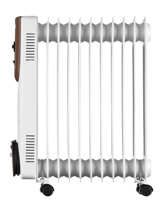 Moyli isitgich Ardesto OFH-11X1, 11 sektsiya, 2500W, 25 m2, termostat, oq