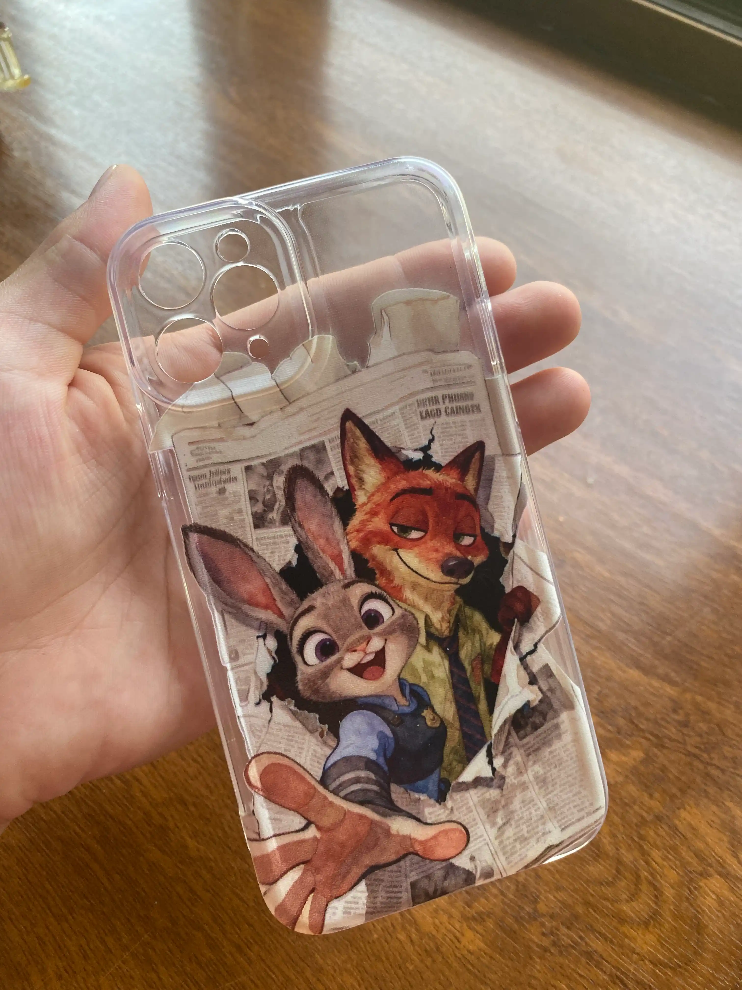 IPhone uchun g‘ilof, Zootopia, minimal dizaynli, zarbaga chidamli, yupqa