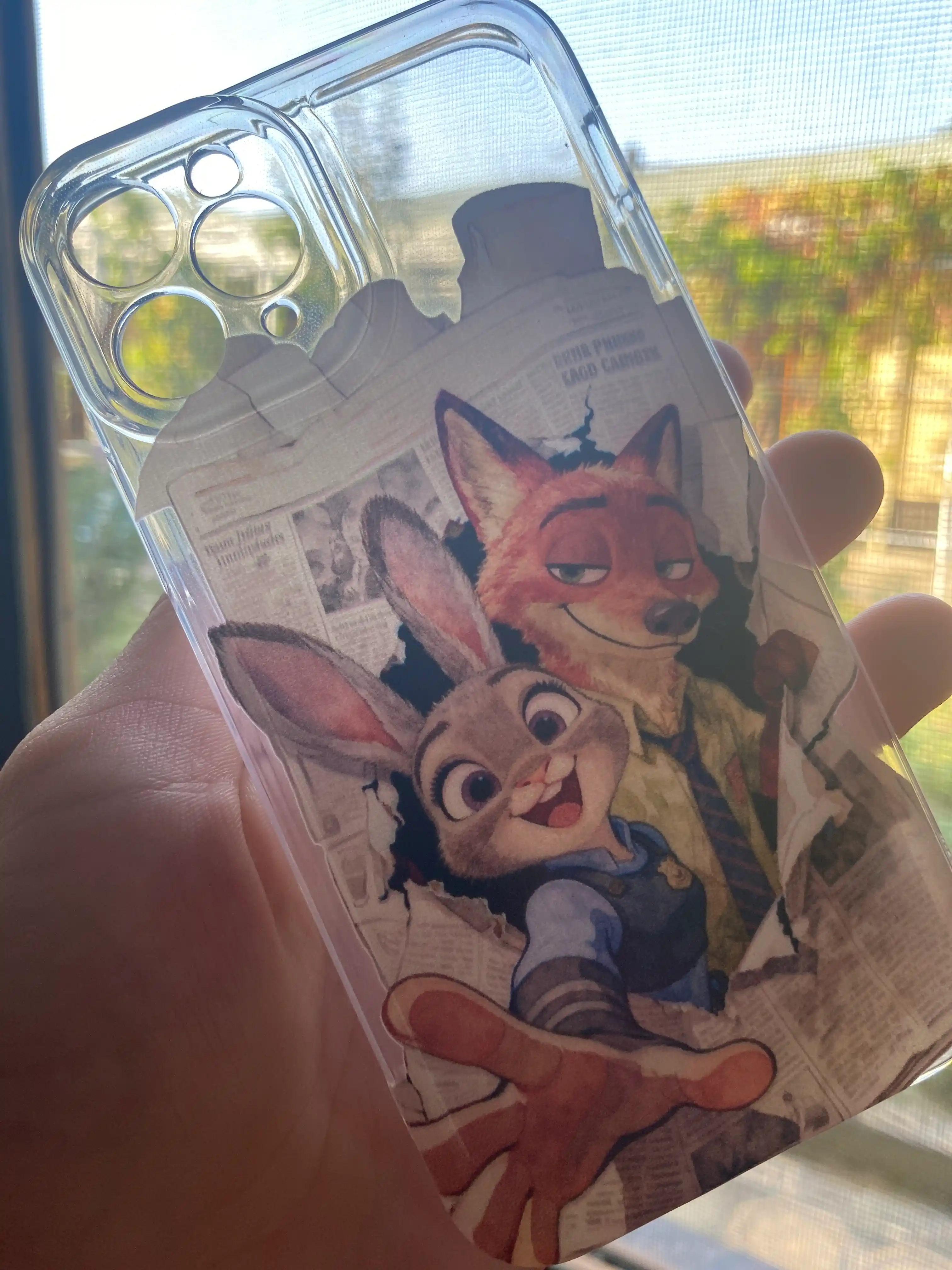 IPhone uchun g‘ilof, Zootopia, minimal dizaynli, zarbaga chidamli, yupqa