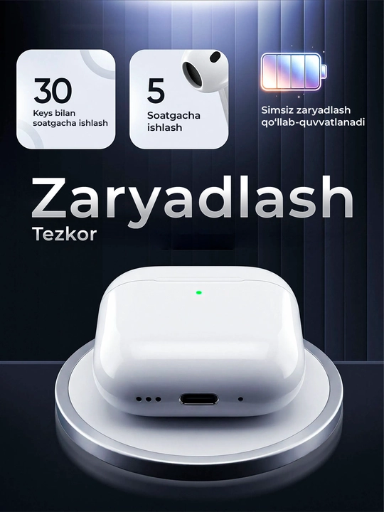Pods 4 Bluetooth quloqchinlari, ANC simsiz quloqchinlar
