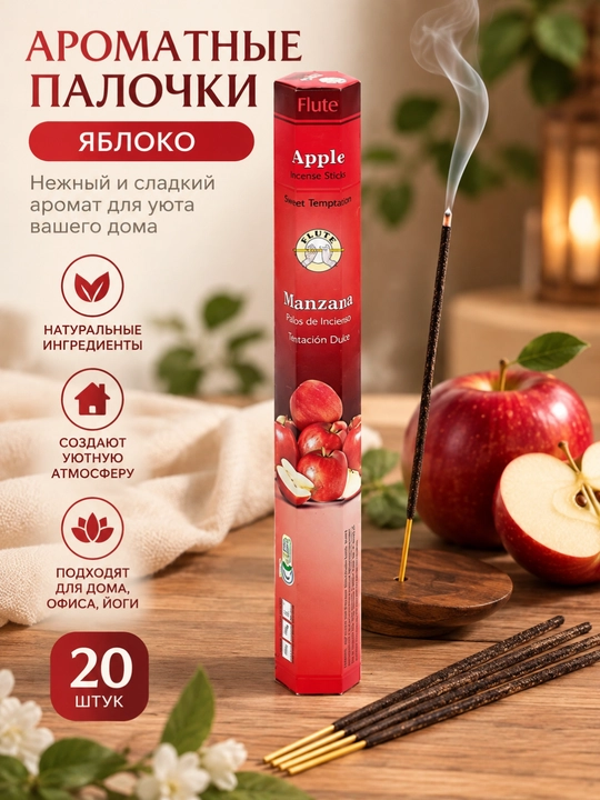 Uy uchun xushbo‘y tayoqchalar aromatli tayoqchalar 20 dona