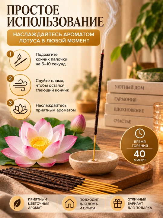 Uy uchun xushbo‘y tayoqchalar aromatli tayoqchalar 20 dona
