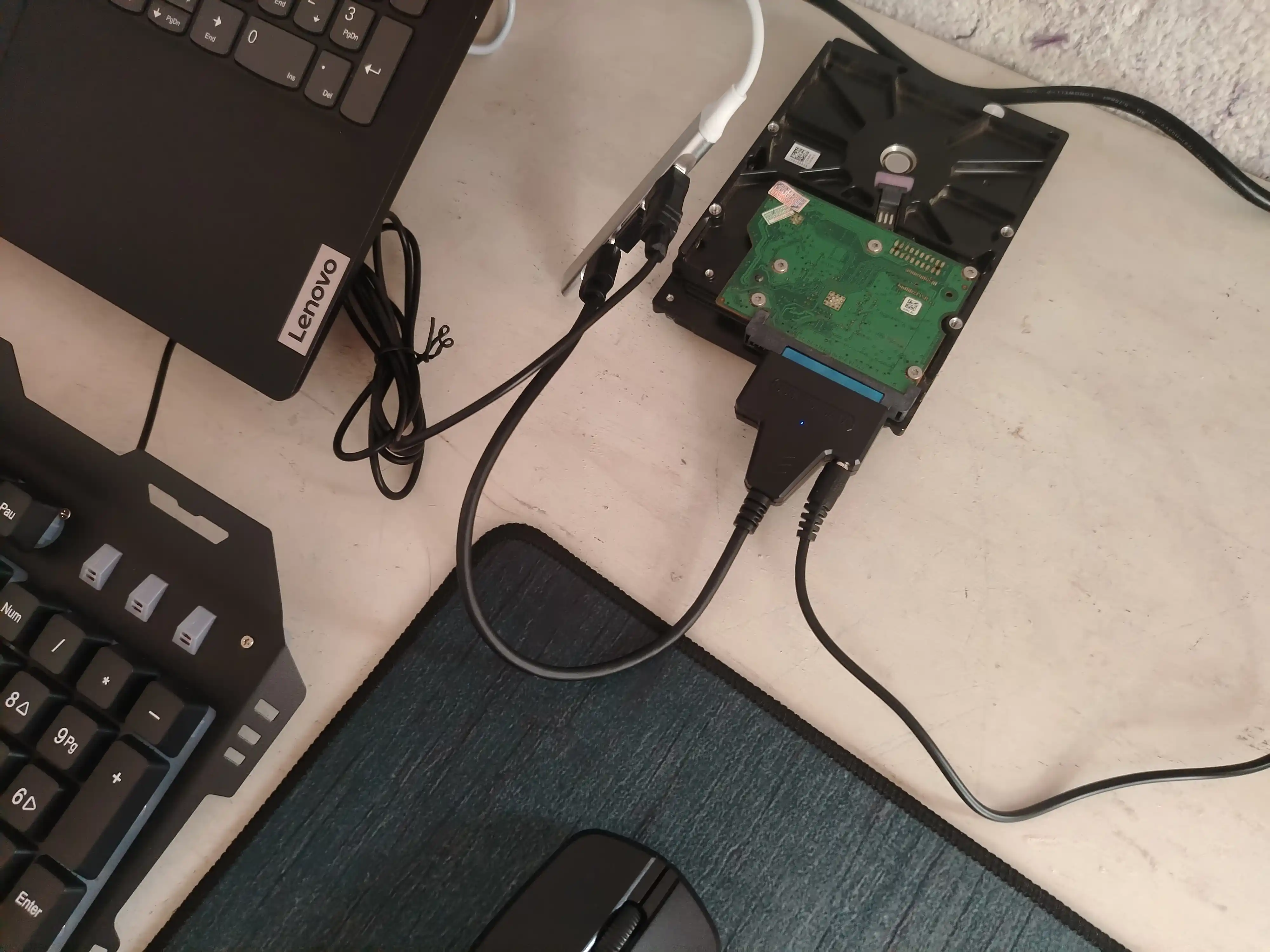 Aдаптер USB-SATA lll кабель-переходник USB 3.0 для SSD-HDD 2'5