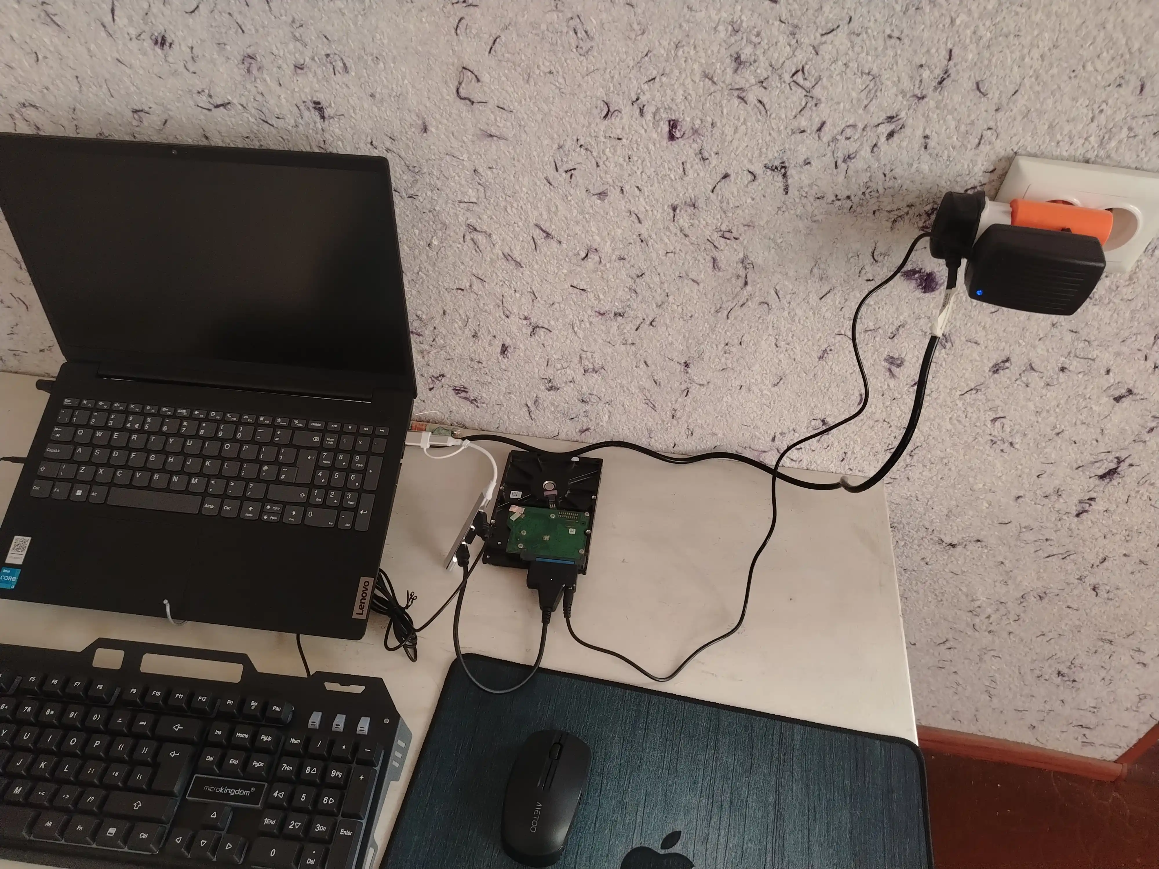 Aдаптер USB-SATA lll кабель-переходник USB 3.0 для SSD-HDD 2'5