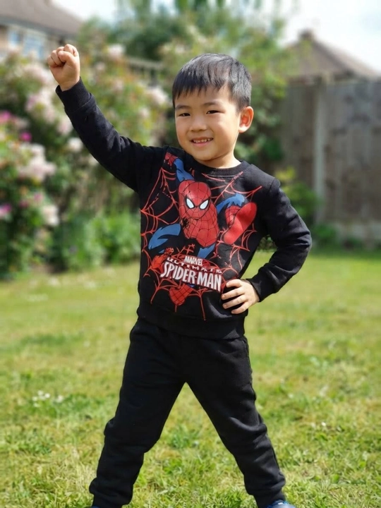 Spiderman o'g'il bolalar uchun dvoyka, o'rgimchak odam paxtadan kiyimi, superqahramonlar
