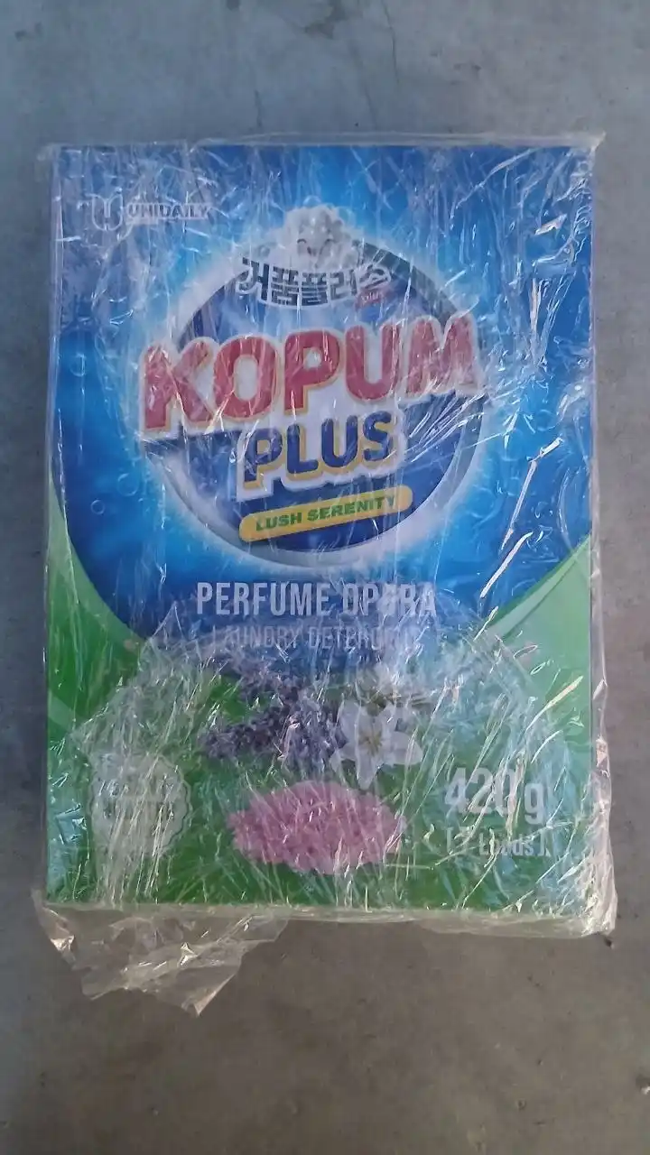 Kir yuvish kukuni Kopum Plus, avtomat, Koreyada ishlab chiqarilgan, rangli va oq kiyimlar