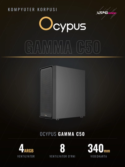 Корпус компьютерный Ocypus Gamma C50 ARGB Mini-Tower