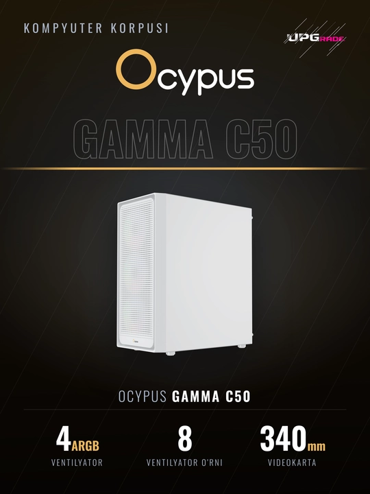 Корпус компьютерный Ocypus Gamma C50 ARGB Mini-Tower