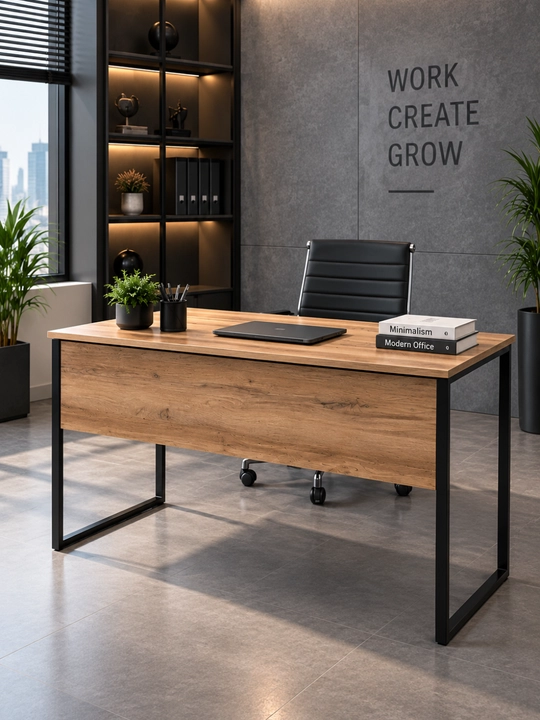 Ofis va o‘qish uchun stol-parta, ish va yozuv stoli, 120×60×76 sm