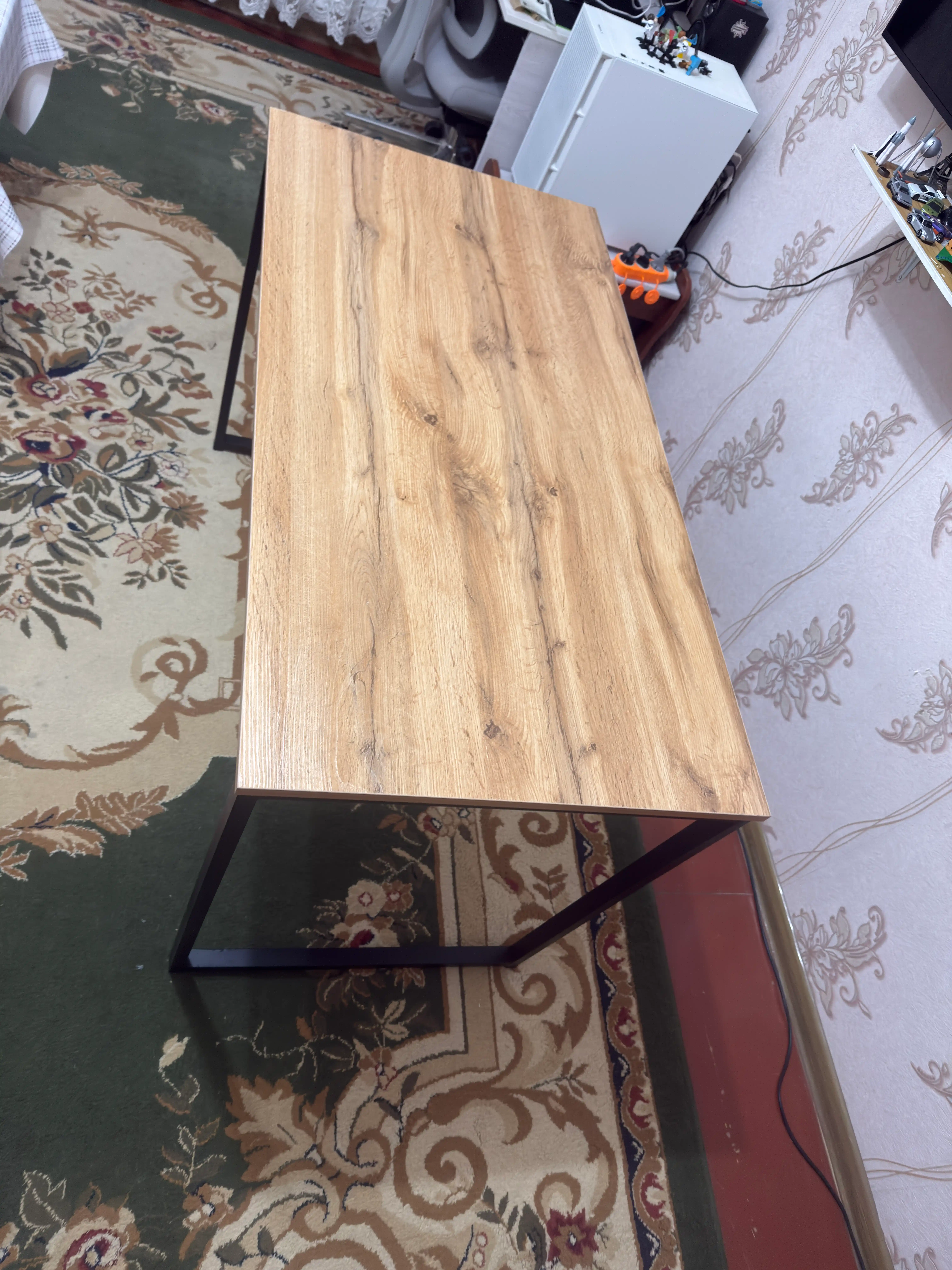 BV-LOFT Kompyuter va yozuv stoli 120x60x75 sm, uy va ofis uchun qulay ish stoli