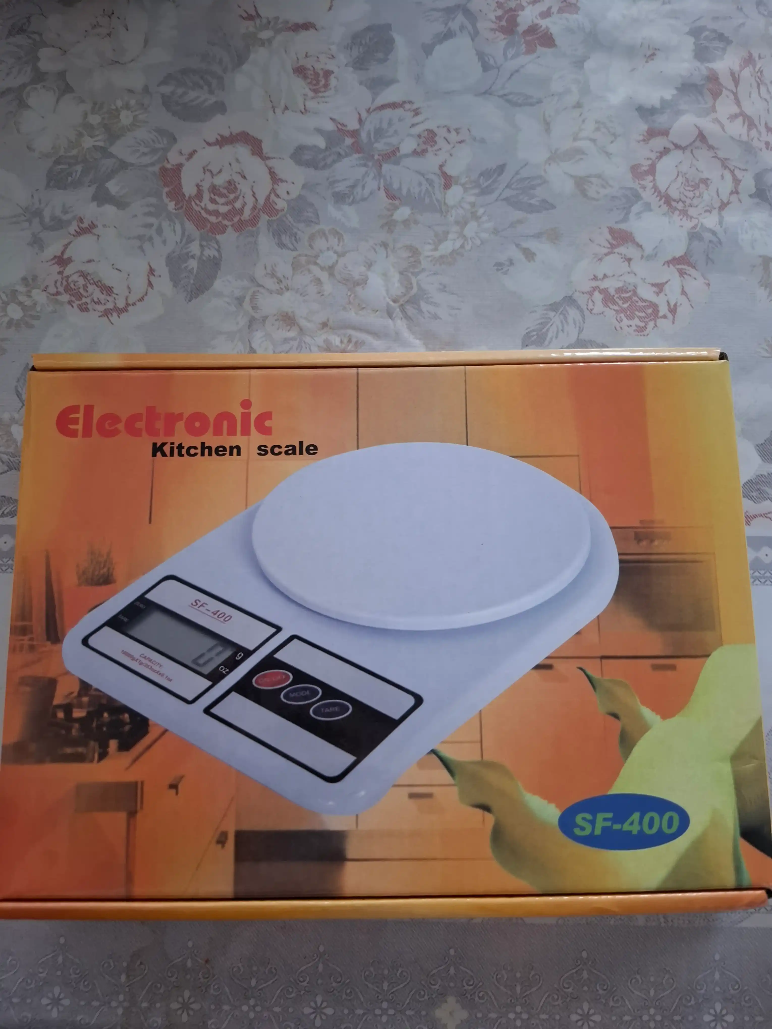 Mini elektron oshxona tarozisi, 10 kg gacha, batareyalari to‘plamda