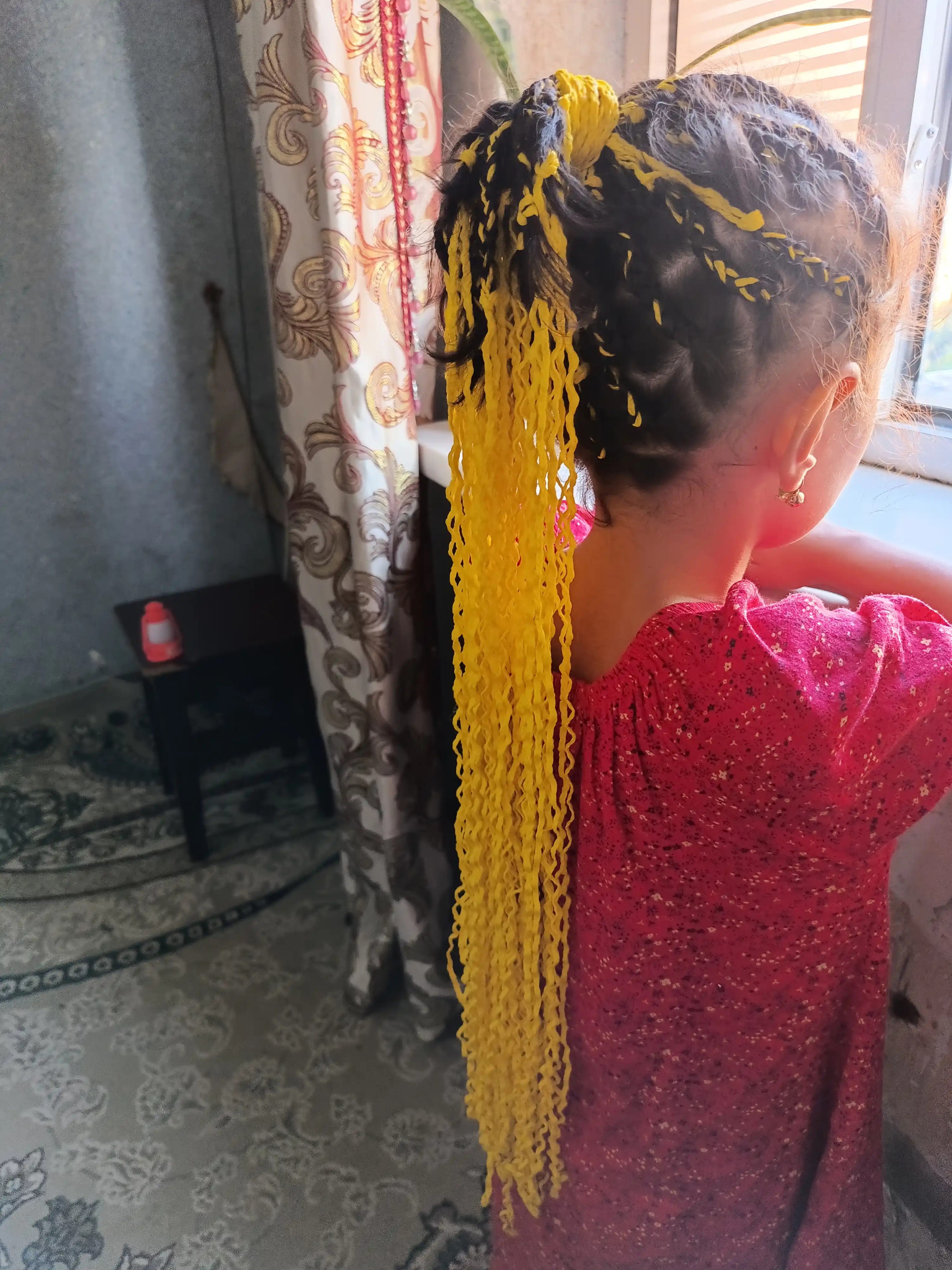 Искусственные волосы для плетения Braid, макаронные локоны, 100 г, разные цвета