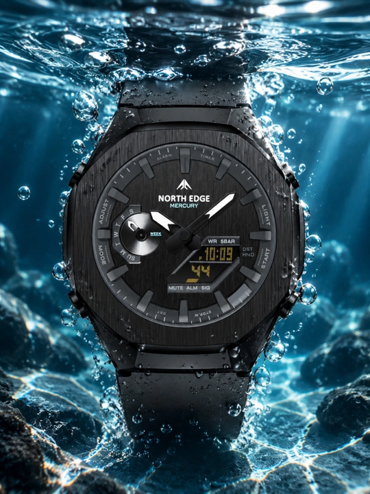 Часы North Edge Mercury Black