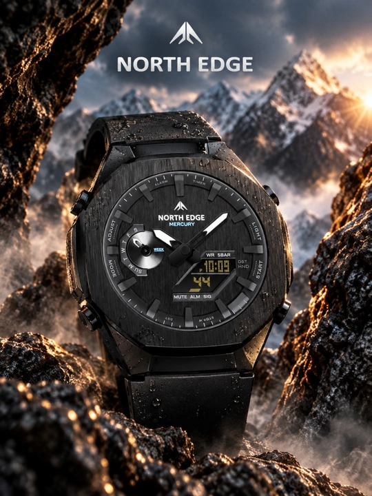 Часы North Edge Mercury Black